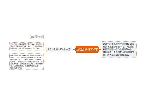 运动会稿件300字