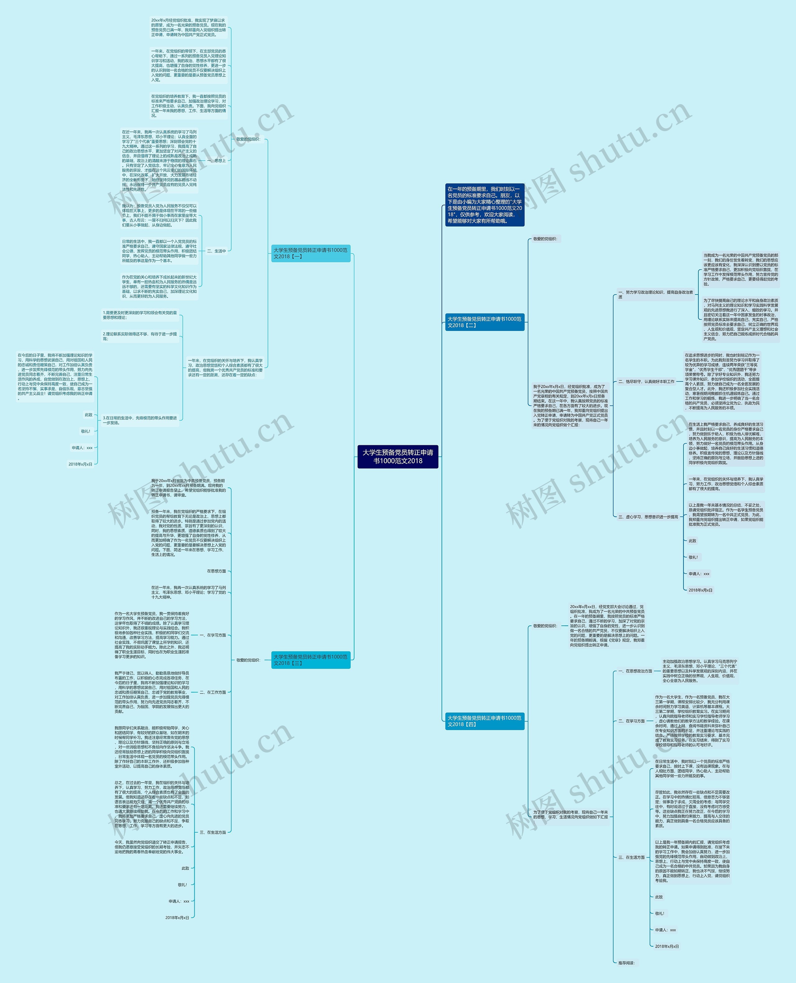 大学生预备党员转正申请书1000范文2018