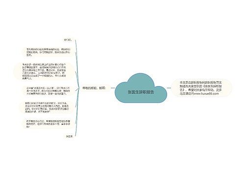 张医生辞职报告