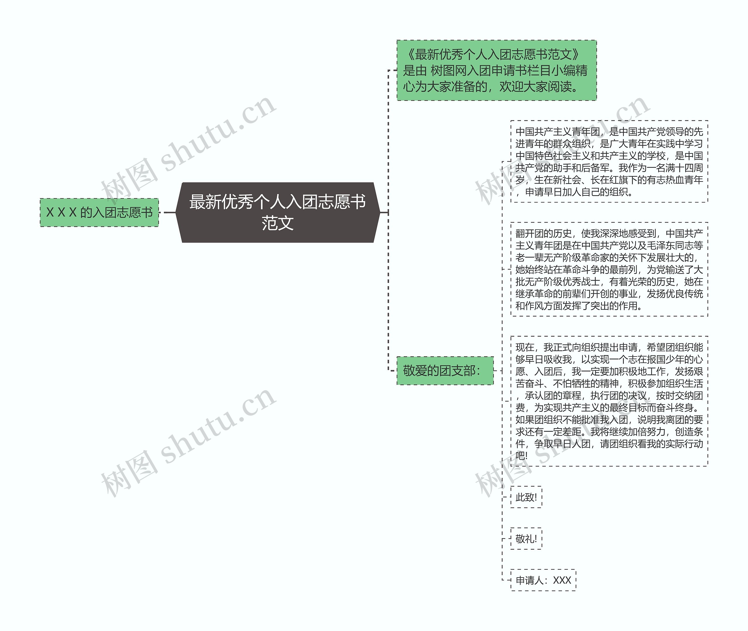 最新优秀个人入团志愿书范文