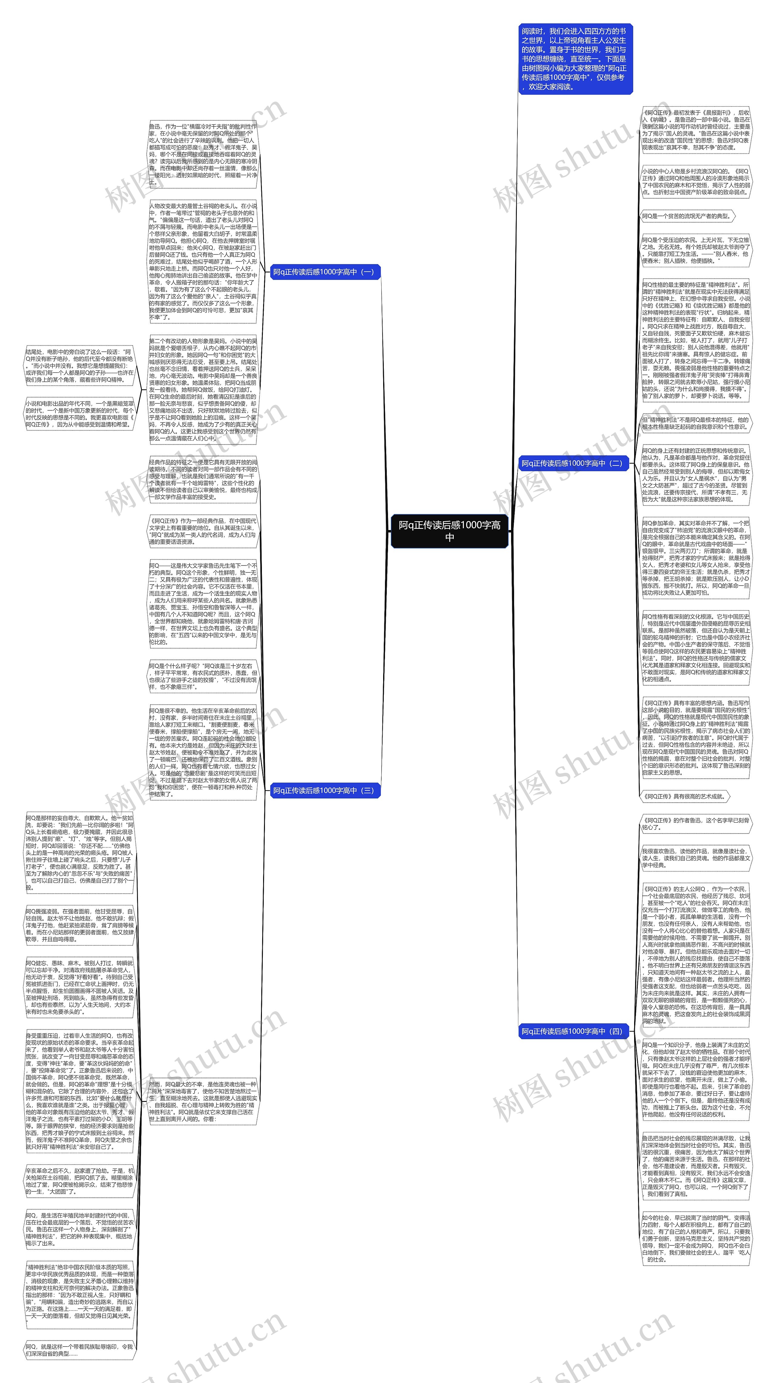 阿q正传读后感1000字高中