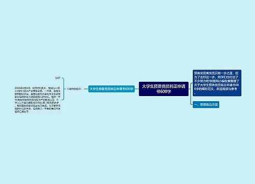 大学生预备党员转正申请书600字