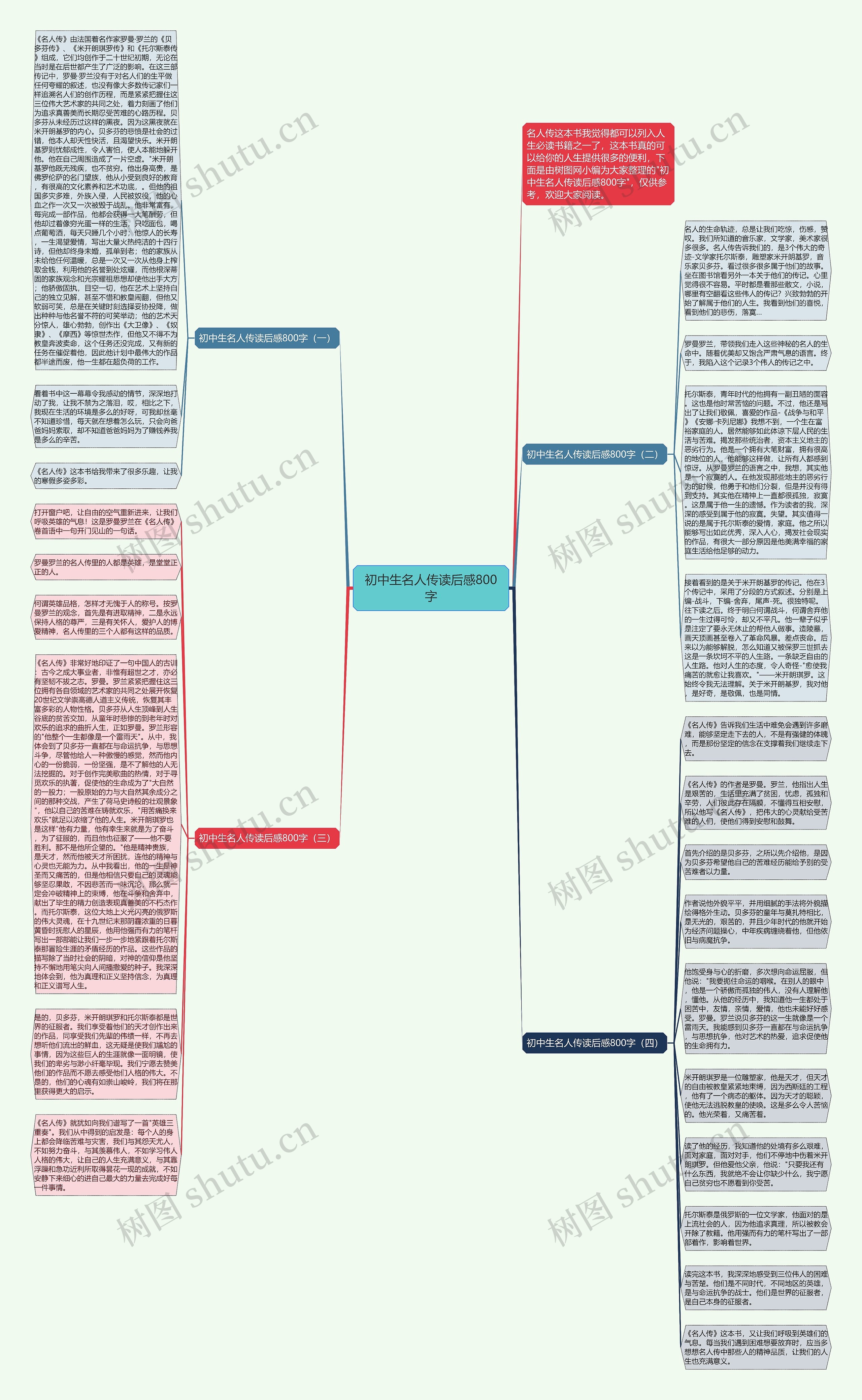 初中生名人传读后感800字
