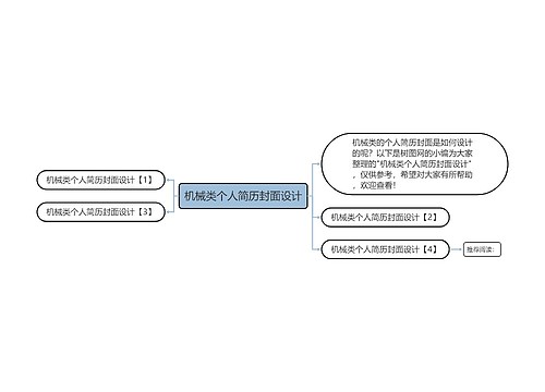 机械类个人简历封面设计