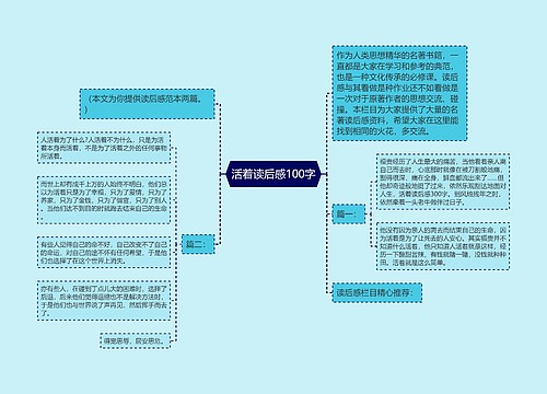 活着读后感100字