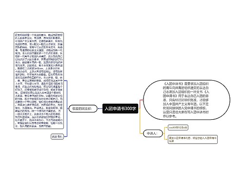 入团申请书300字