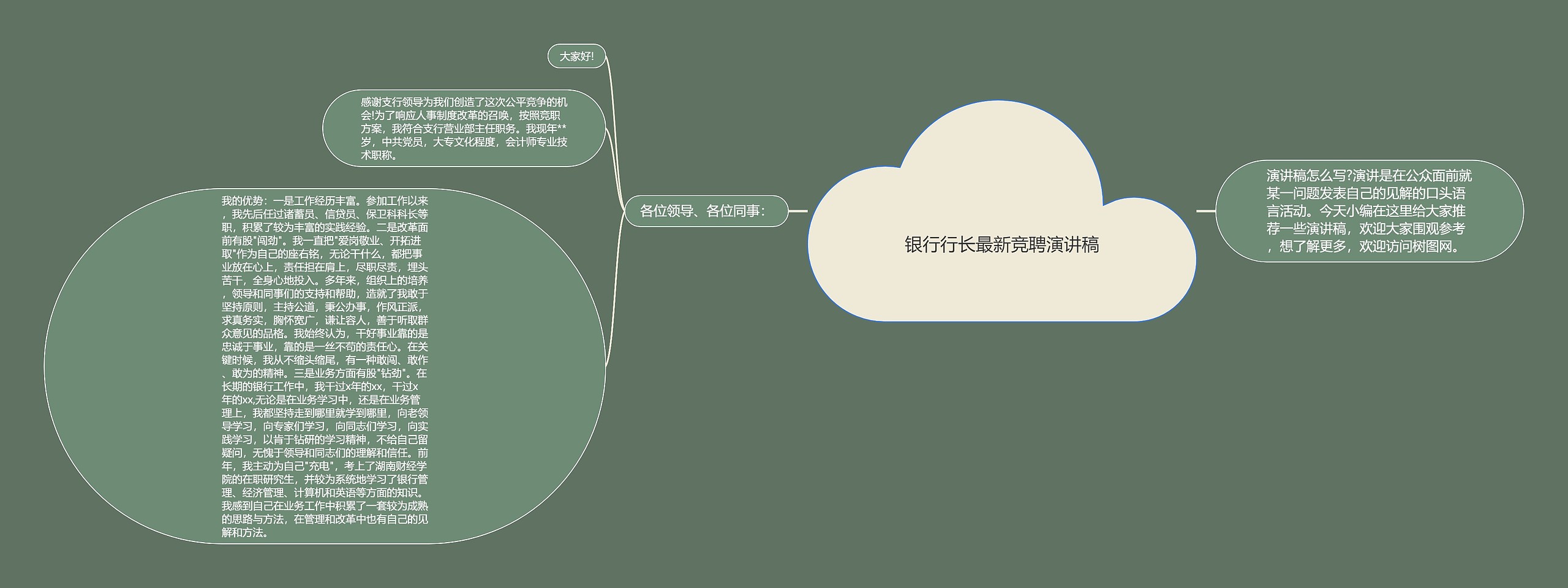 银行行长最新竞聘演讲稿