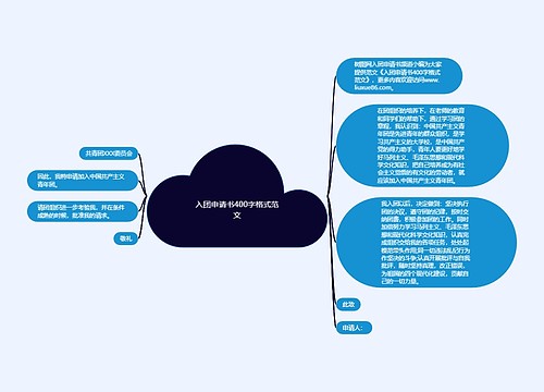 入团申请书400字格式范文