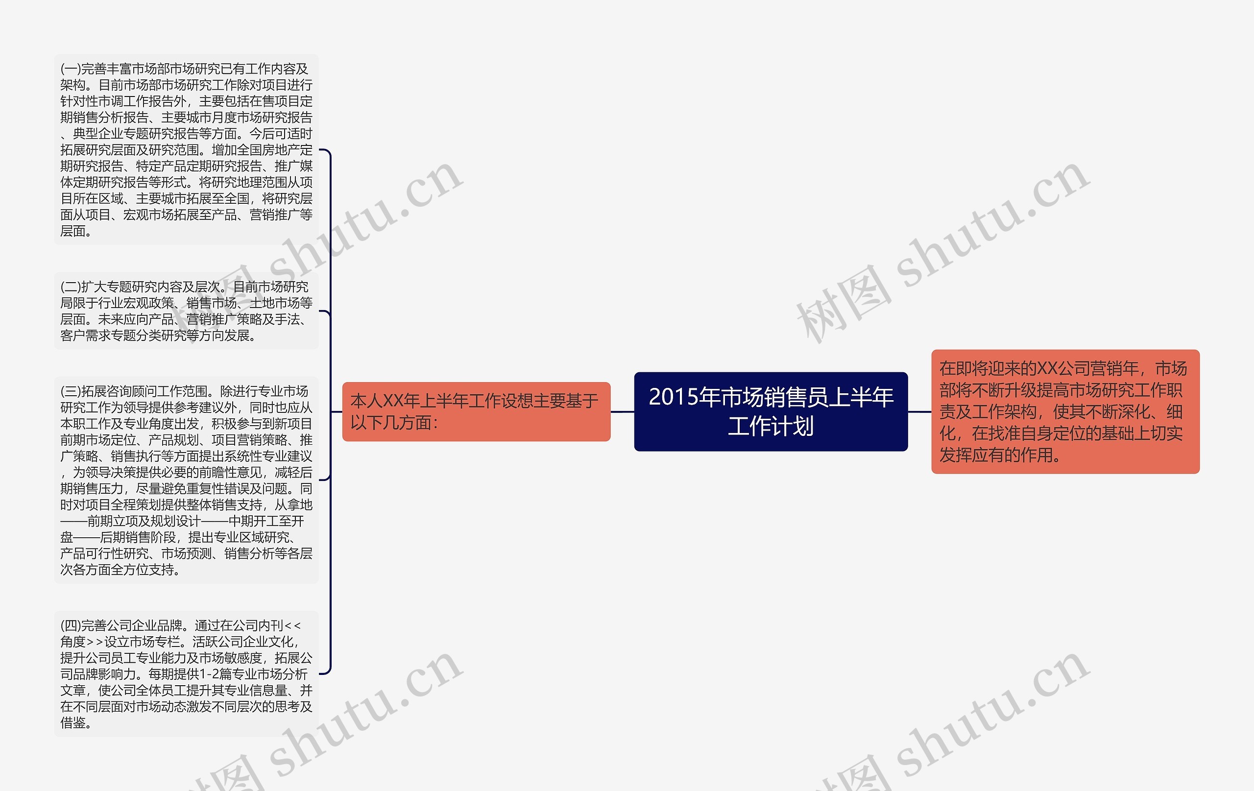 2015年市场销售员上半年工作计划