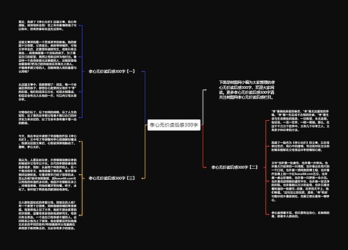 孝心无价读后感300字