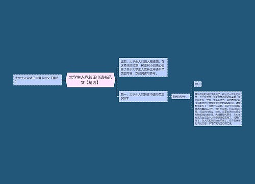 大学生入党转正申请书范文【精选】