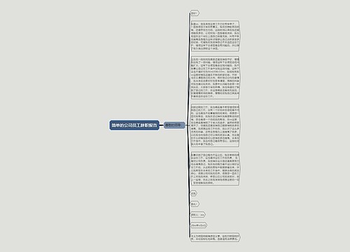 简单的公司员工辞职报告