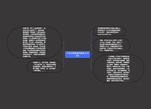 小学生课堂演讲稿范文300字