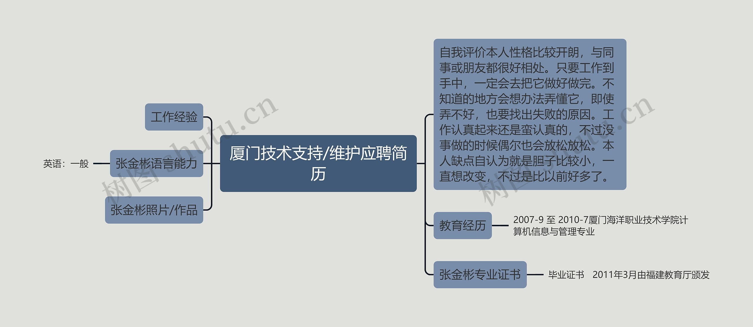 厦门技术支持/维护应聘简历