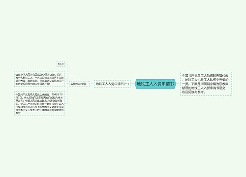 地铁工人入党申请书