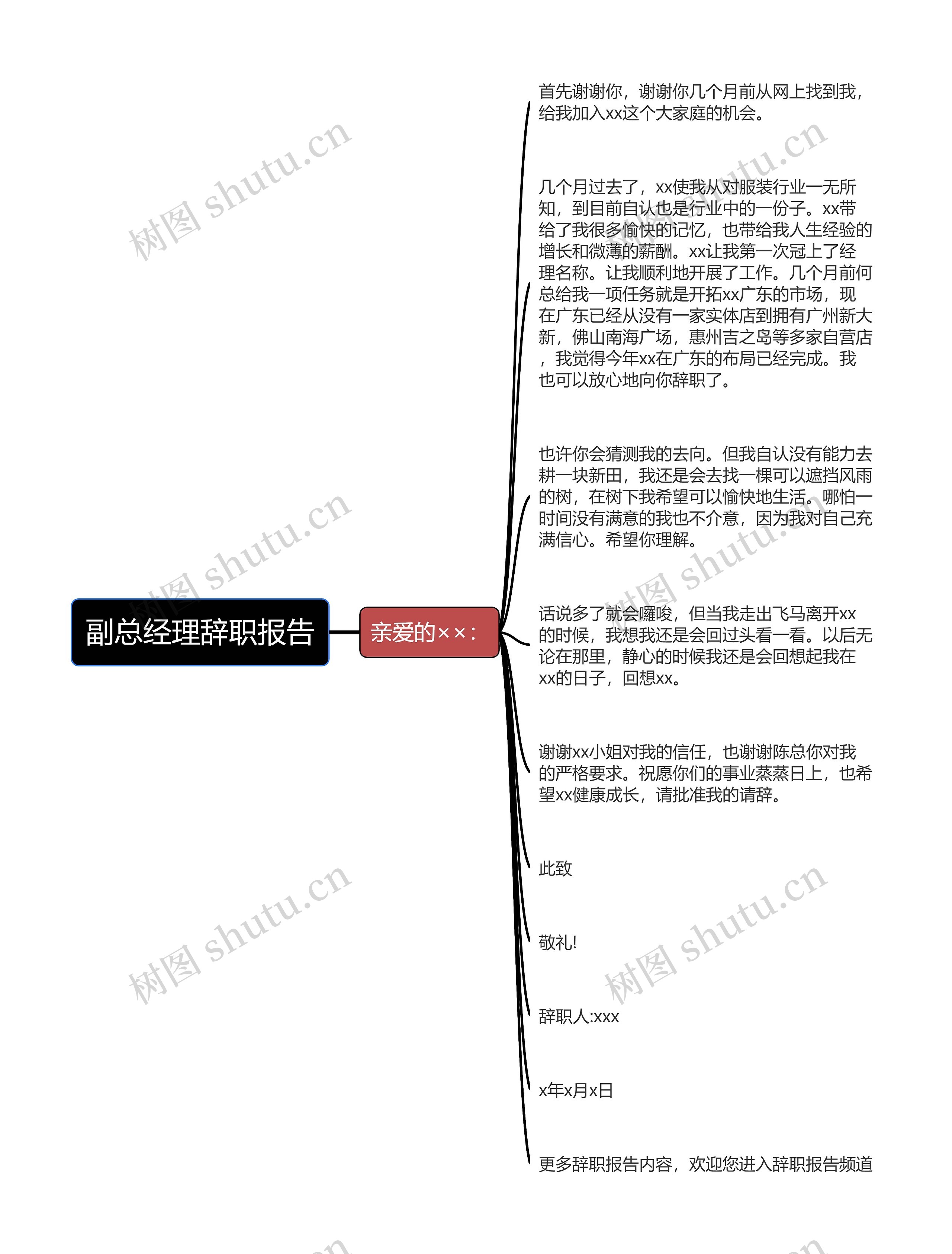 副总经理辞职报告