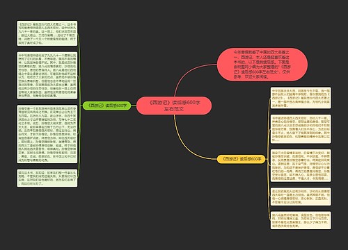 《西游记》读后感600字左右范文