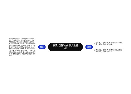 秦观《鹊桥仙》原文及赏析