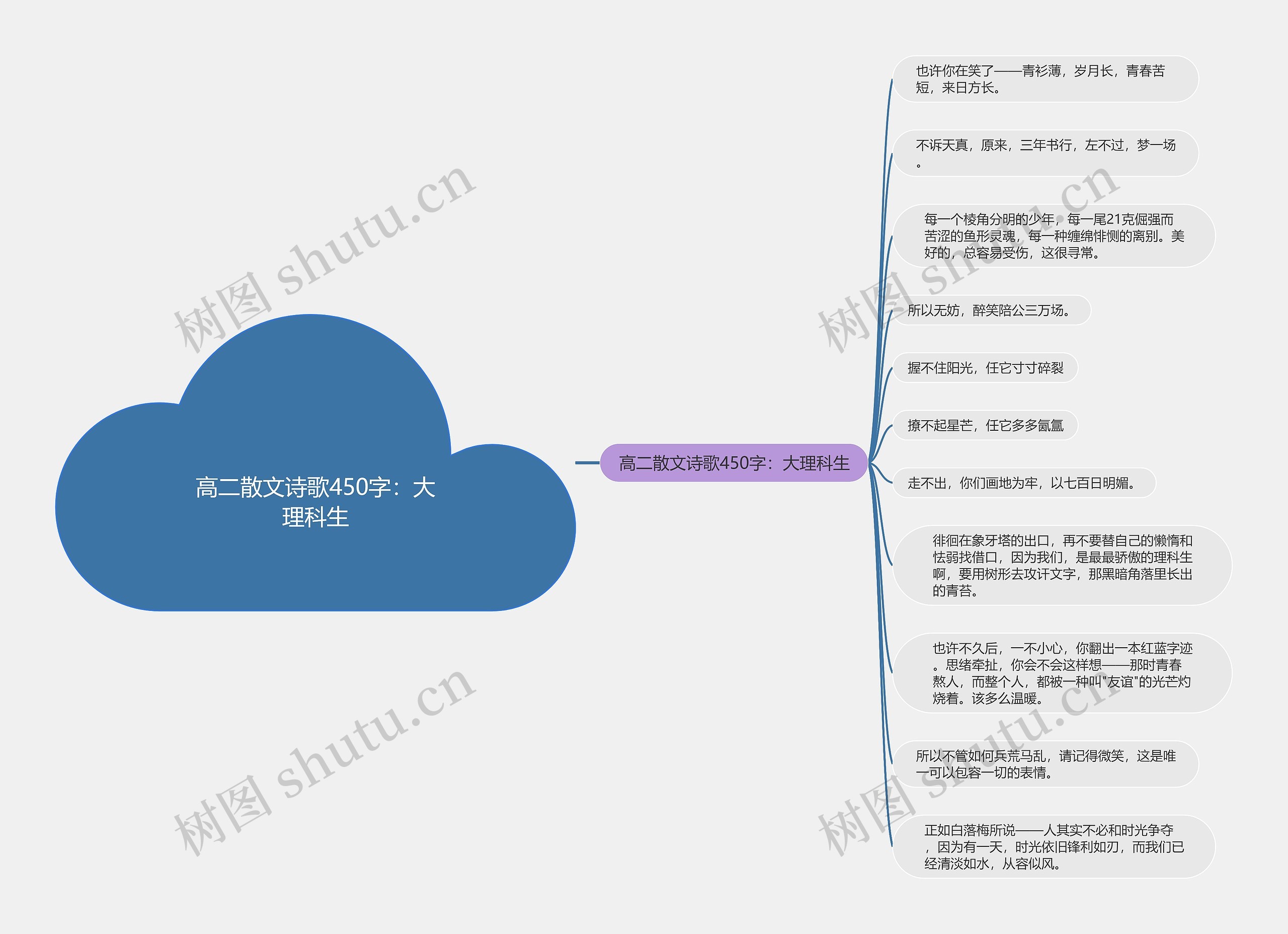 高二散文诗歌450字：大理科生