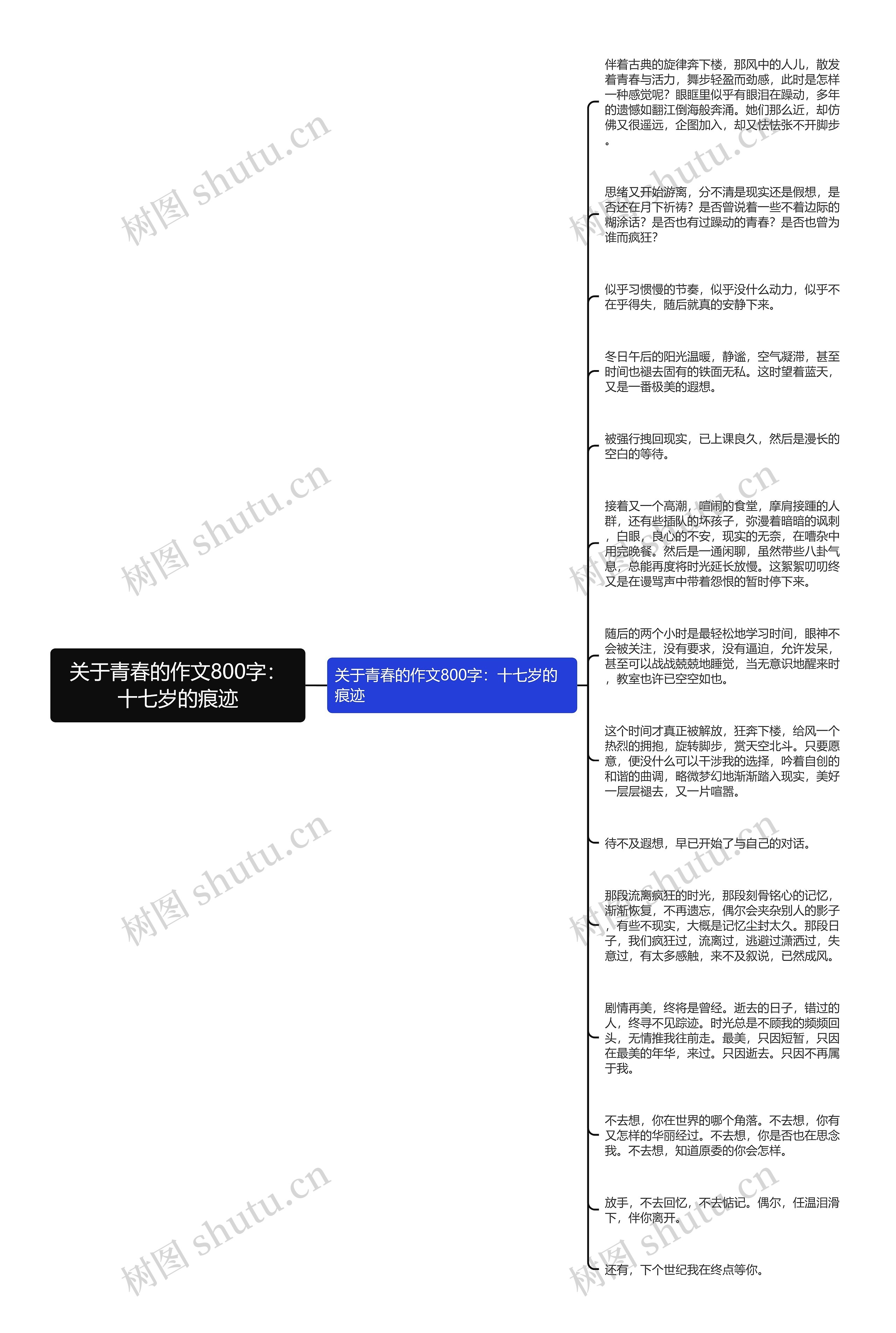 关于青春的作文800字：十七岁的痕迹