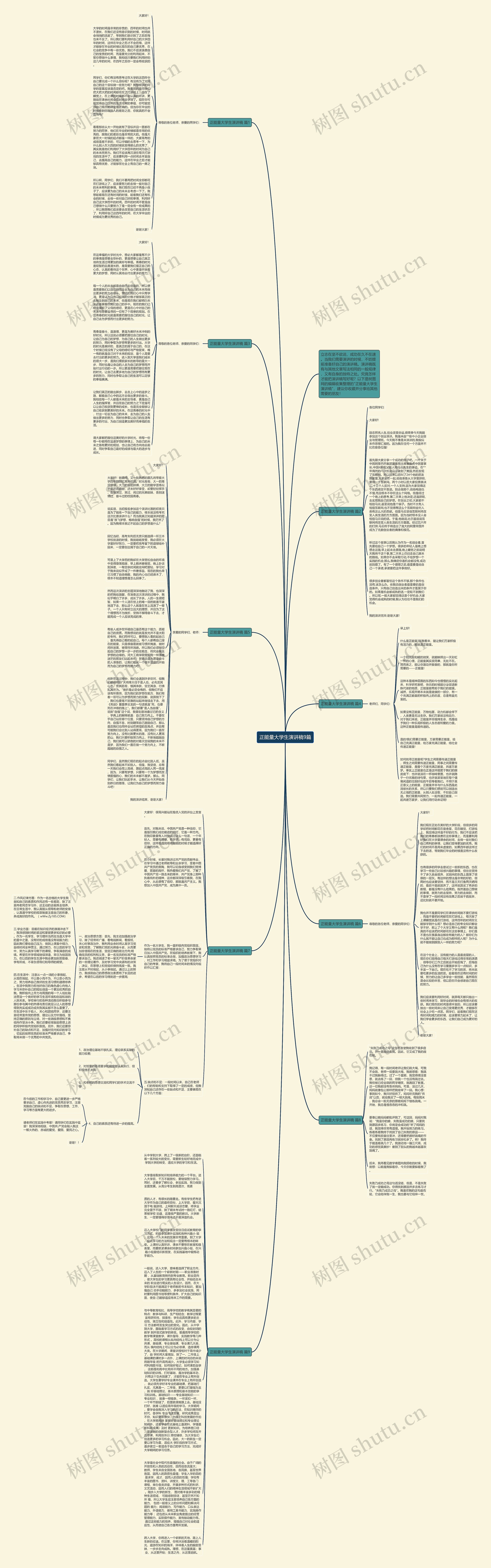 正能量大学生演讲稿9篇思维导图高清图 正能量大学生演讲稿9篇思维导图