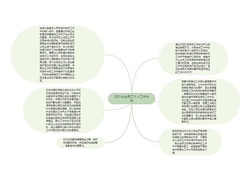 2021企业员工个人工作计划