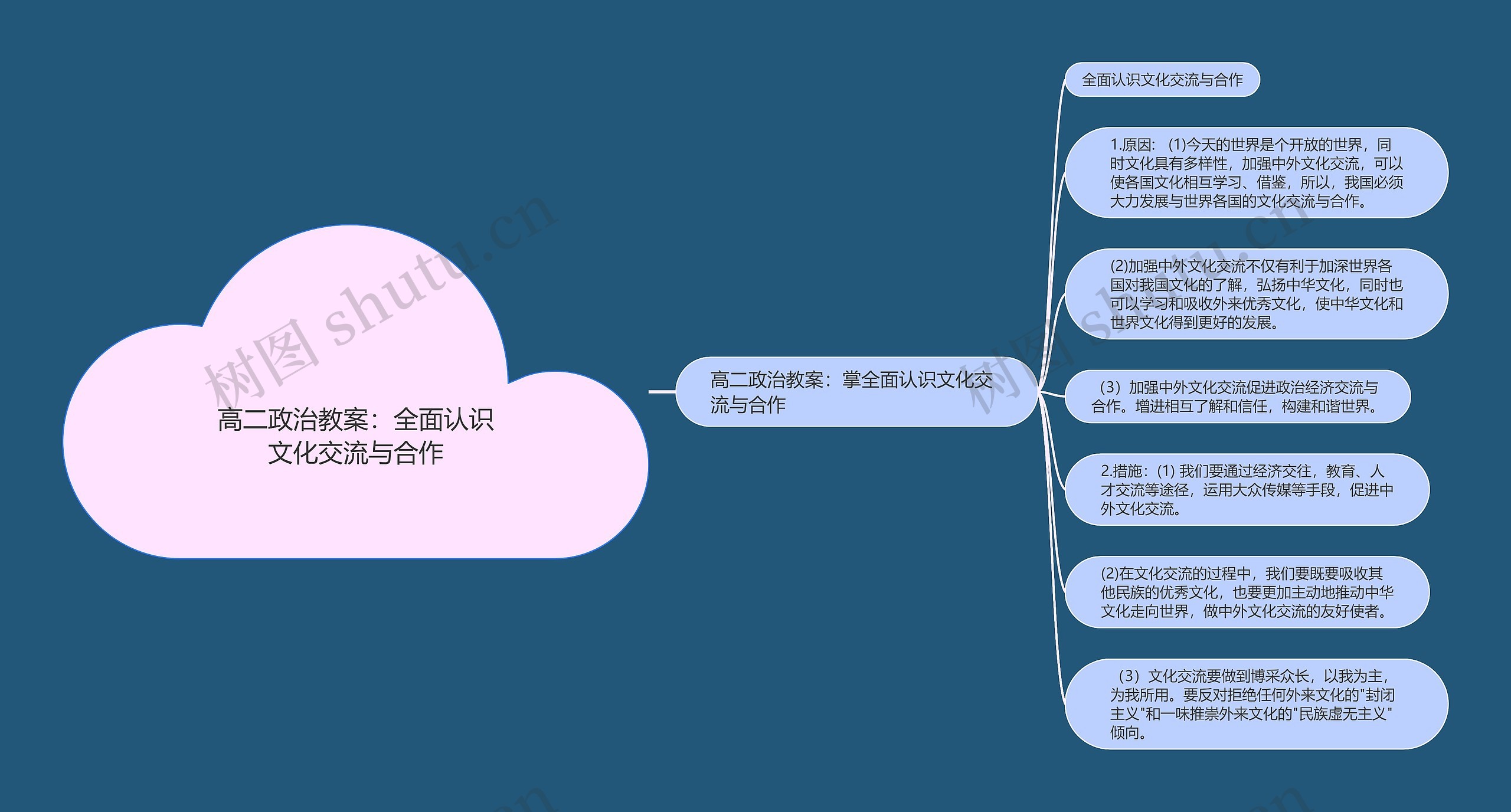 高二政治教案：全面认识文化交流与合作