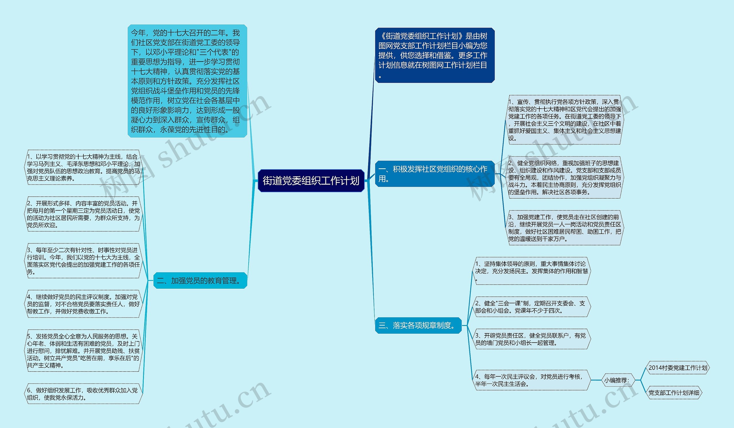 街道党委组织工作计划