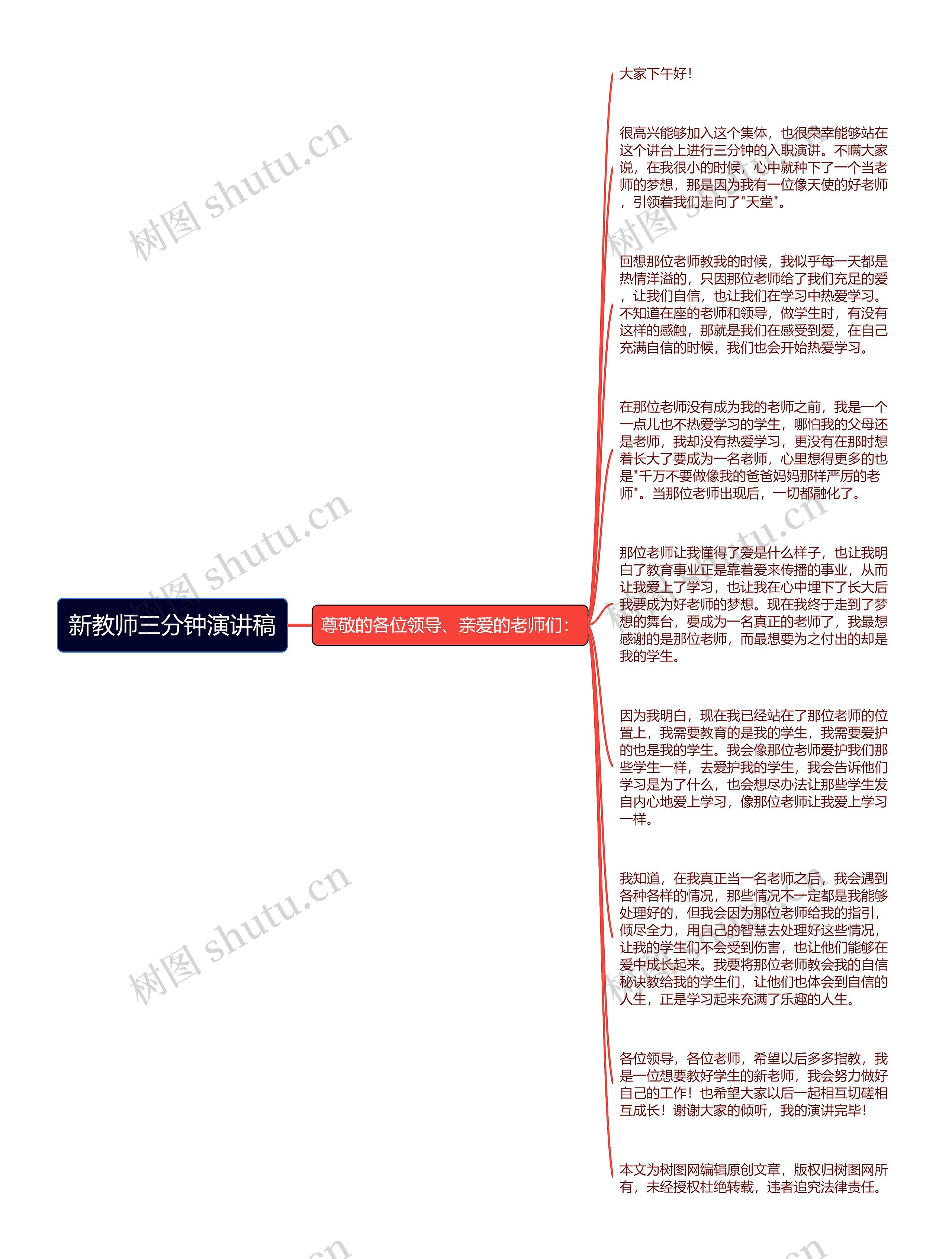 新教师三分钟演讲稿