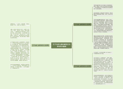 王子与贫儿读后感范文分享600字通用