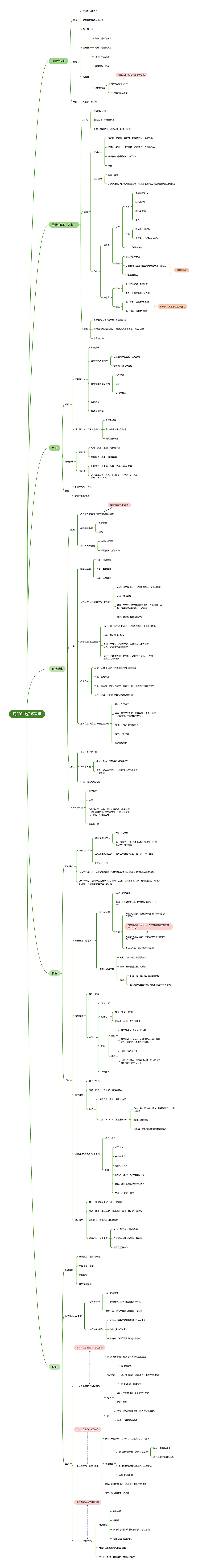 局部血液循环障碍思维导图高清图 局部血液循环障碍思维导图