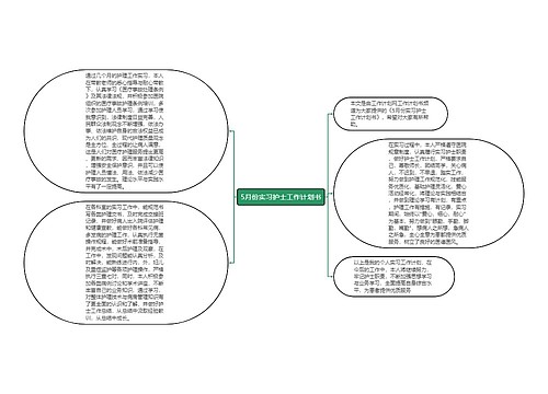 5月份实习护士工作计划书