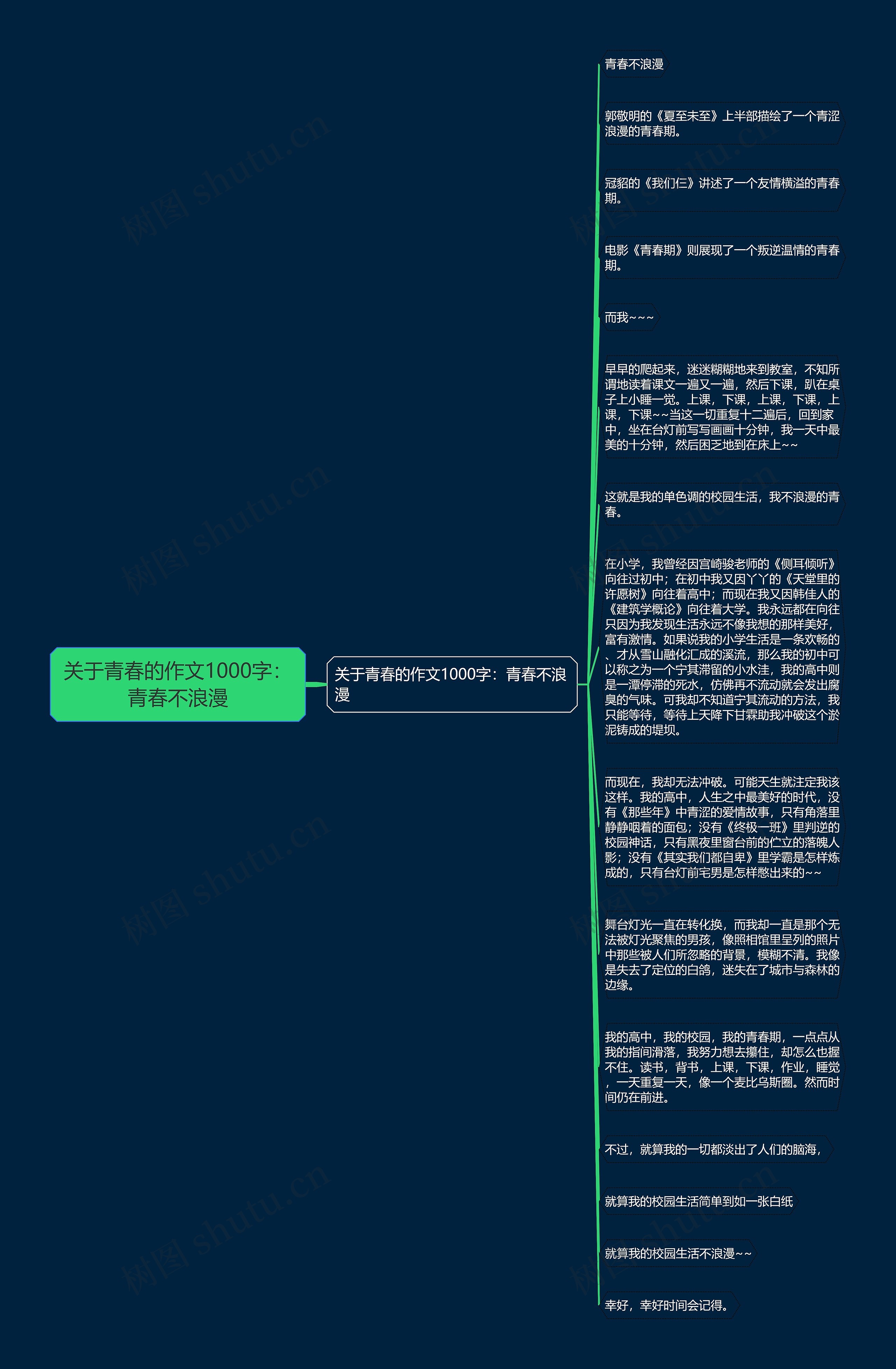 关于青春的作文1000字：青春不浪漫