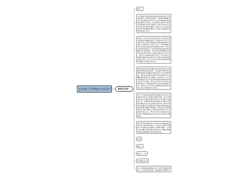 企业员工打架检讨书2020