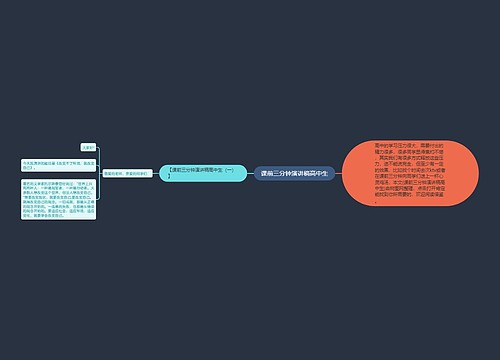 课前三分钟演讲稿高中生