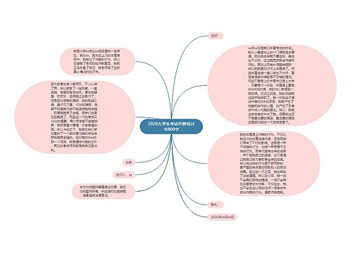 2020大学生考试作弊检讨书800字