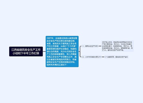 江西省建筑安全生产工作小结和下半年工作打算