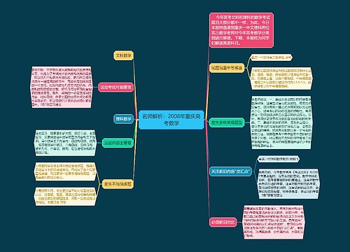 名师解析：2008年重庆高考数学