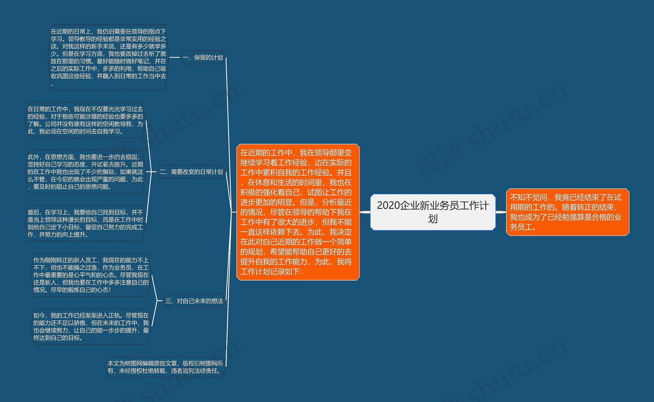 2020企业新业务员工作计划