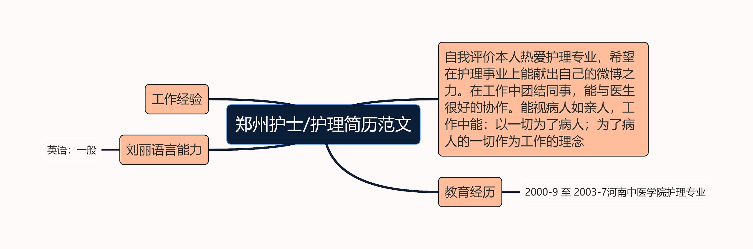 郑州护士/护理简历范文