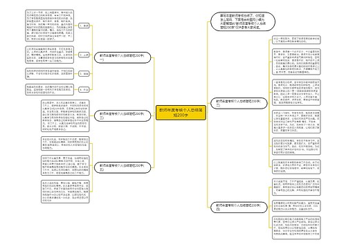 教师年度考核个人总结简短200字
