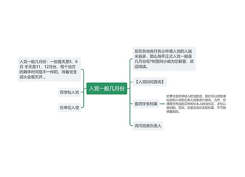 入党一般几月份