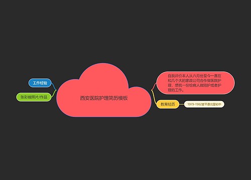 西安医院护理简历模板