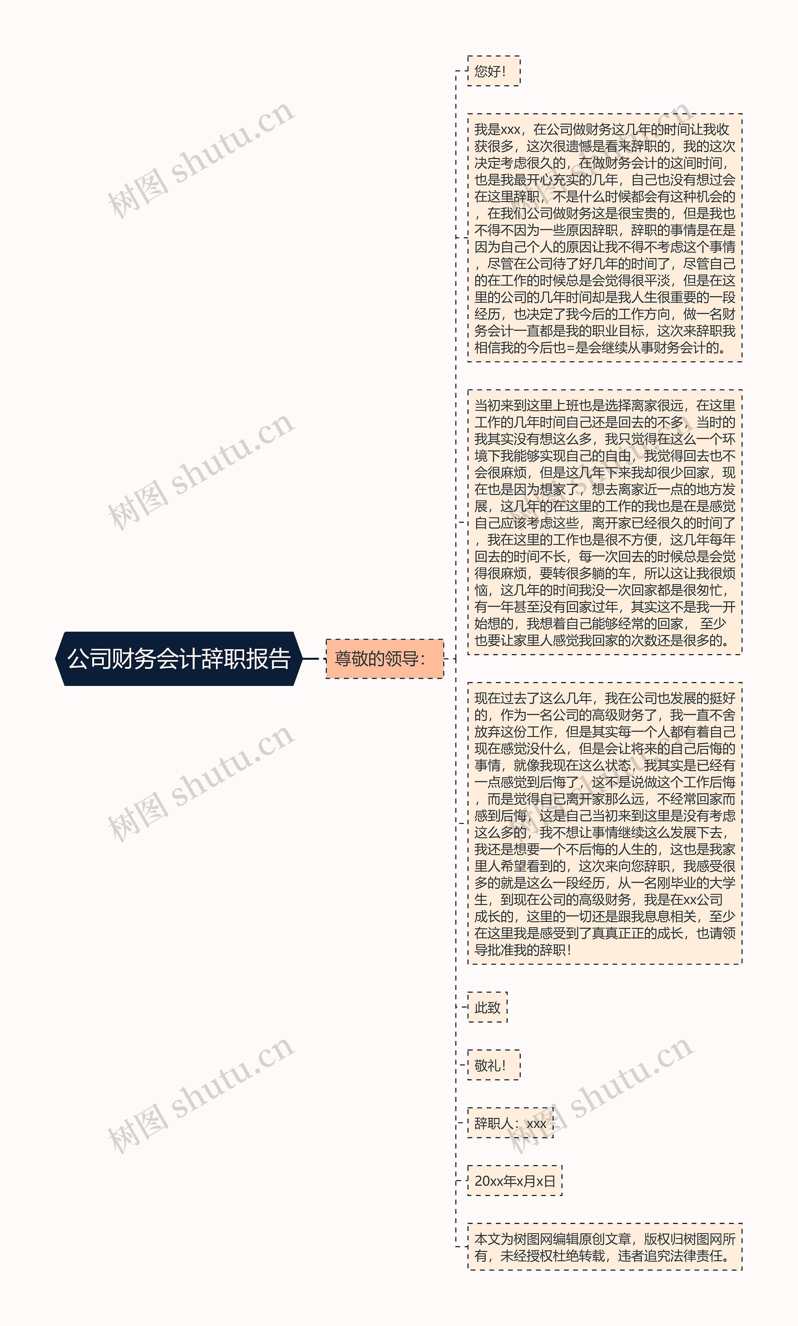 公司财务会计辞职报告