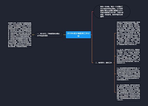 2018年度乡镇医师工作计划