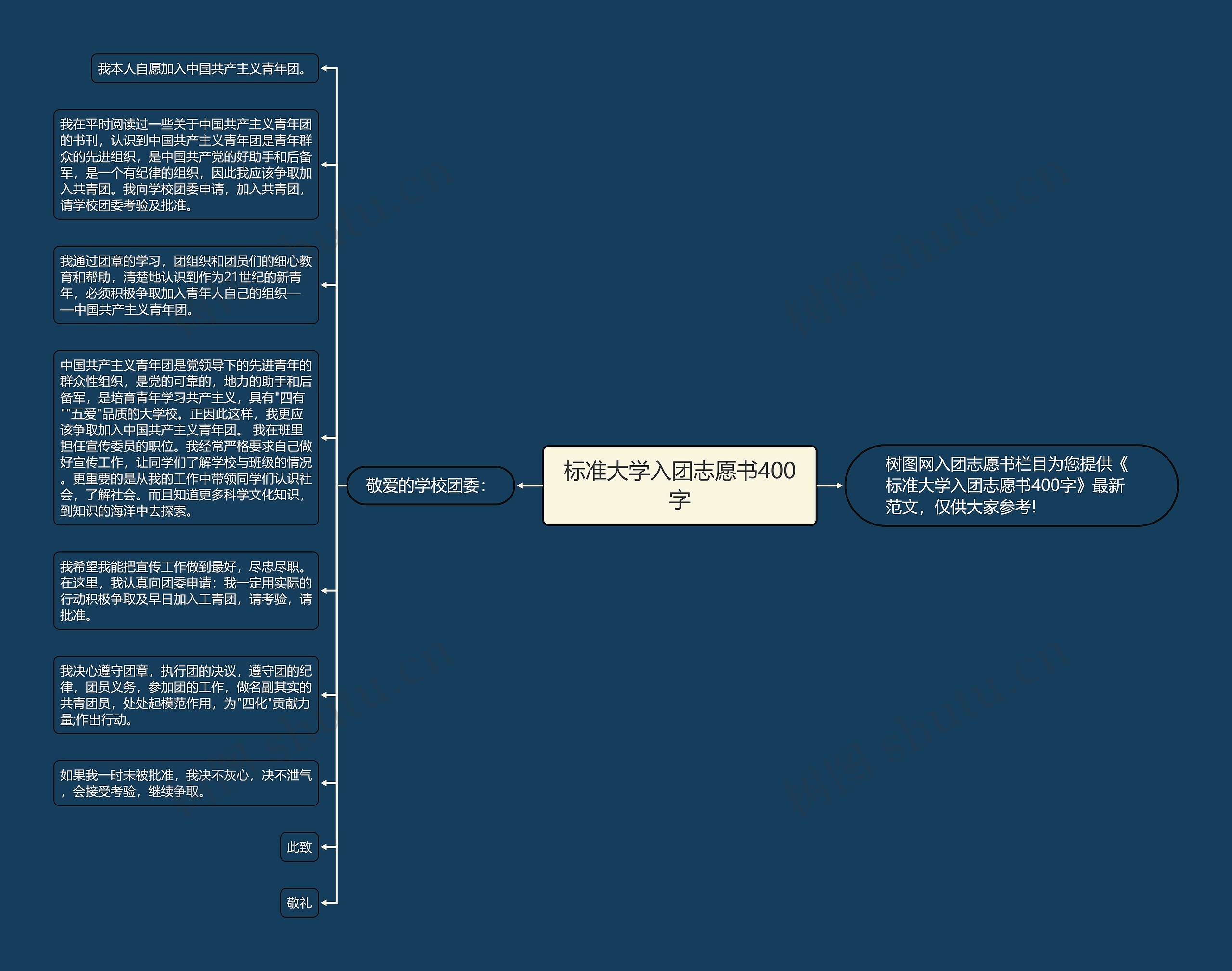 标准大学入团志愿书400字