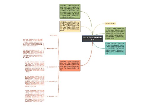 语文复习方法及备考经验总结