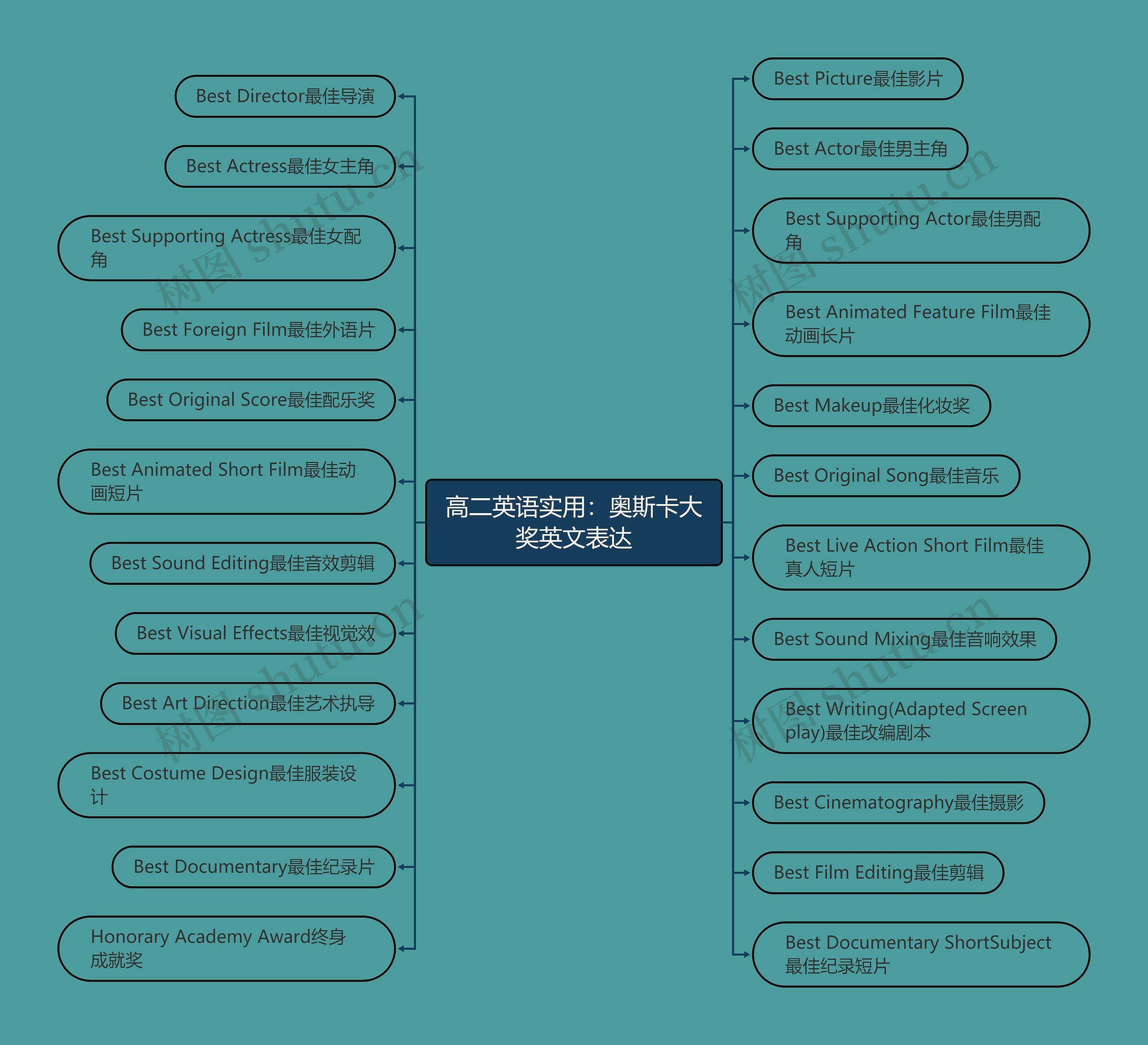 高二英语实用：奥斯卡大奖英文表达