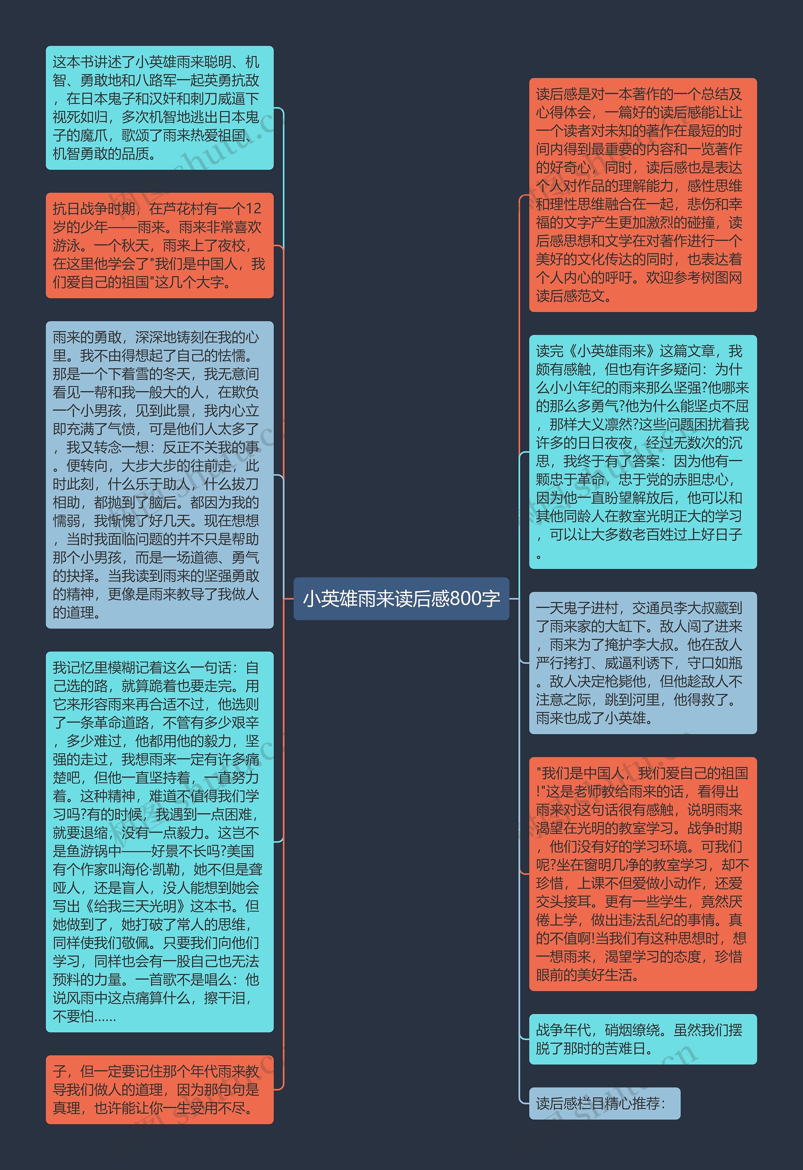 小英雄雨来读后感800字