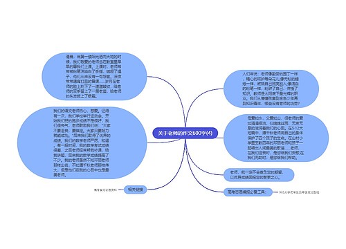 关于老师的作文600字(4)